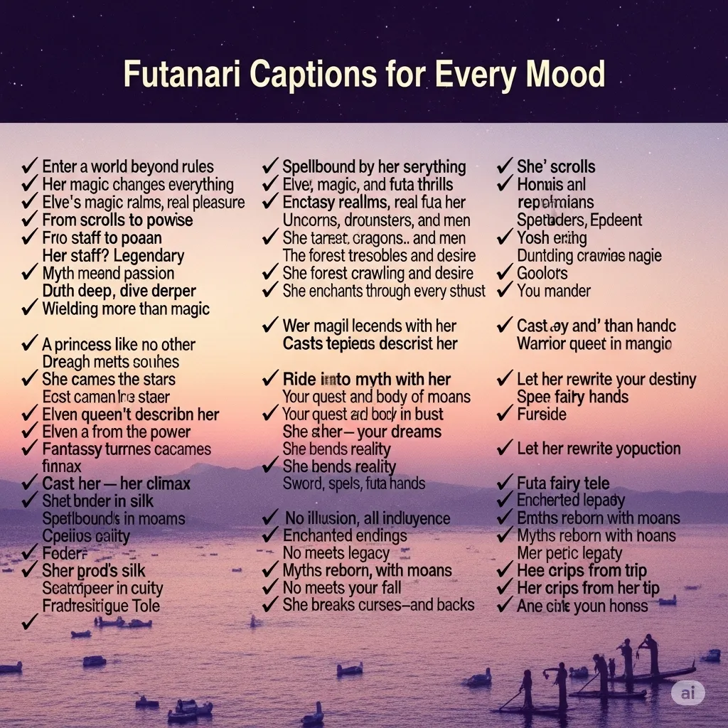 450+ Futanari Captions for Every Mood