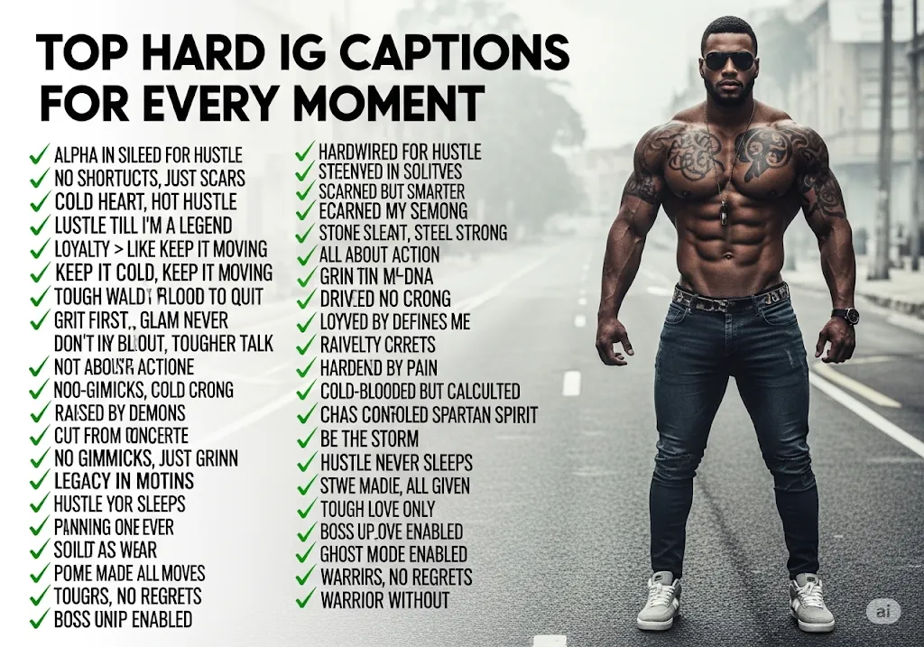 600+ Top Hard IG Captions For Every Moment