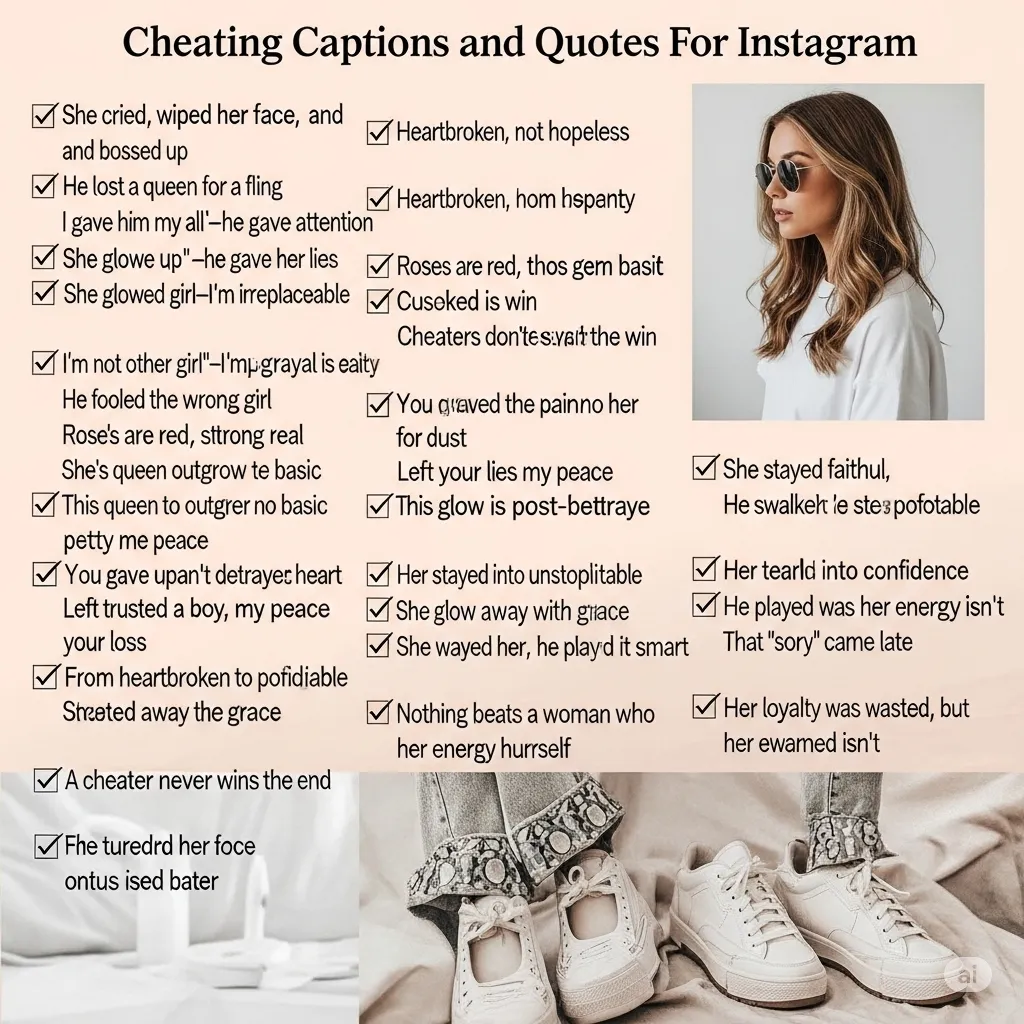 300+ Cheating Captions and Quotes For Instagram