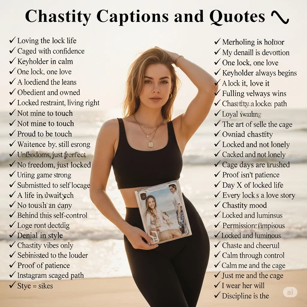 300+ Chastity Captions and Quotes for IG & Boys