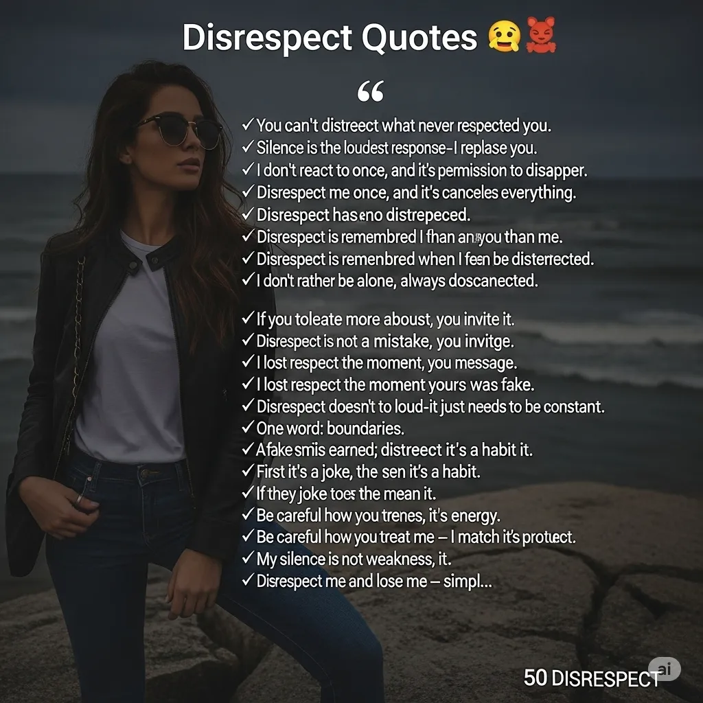 300+ Disrespect Quotes That Speak Louder Than Words