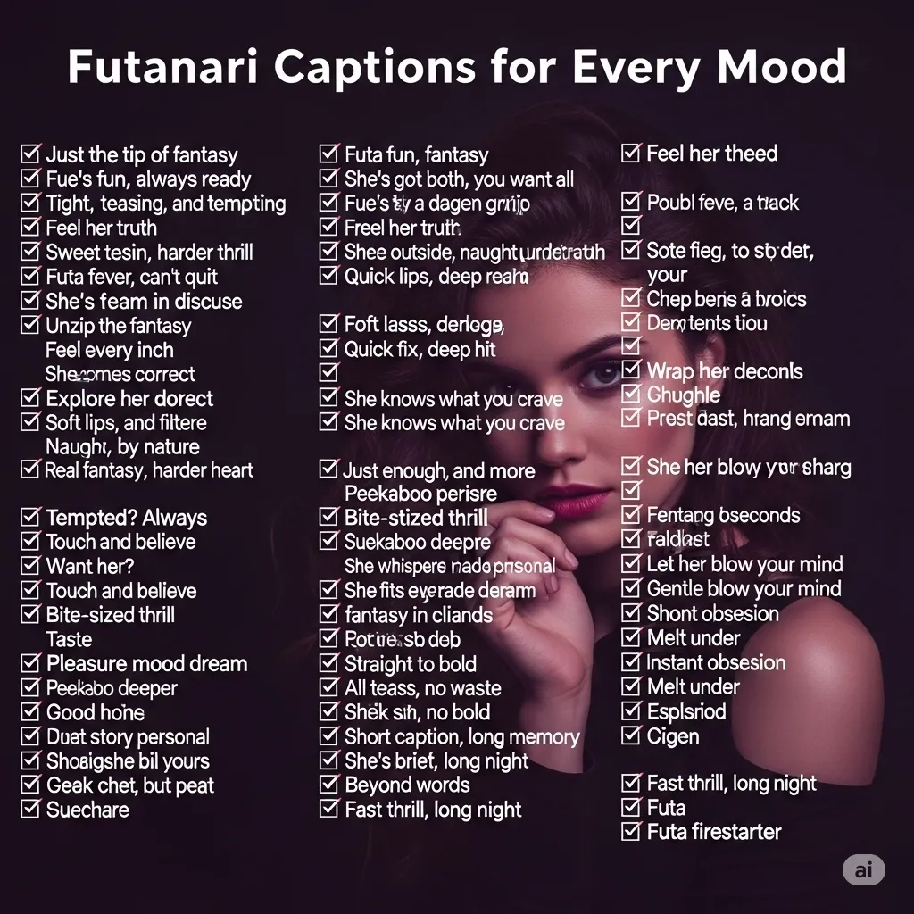 450+ Futanari Captions for Every Mood