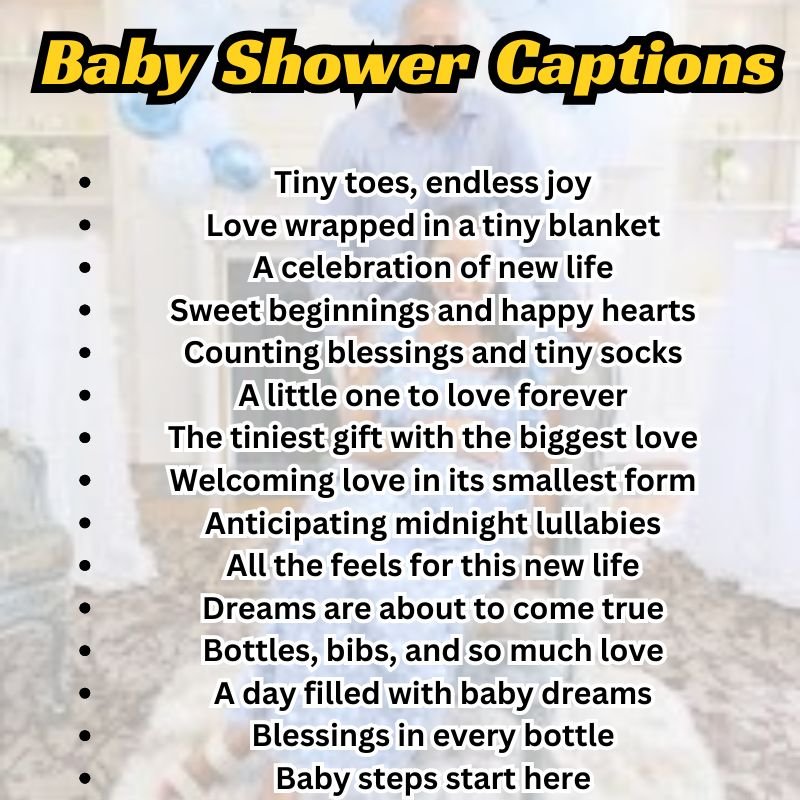 Instagram-ready baby bump photo with cute baby shower quote