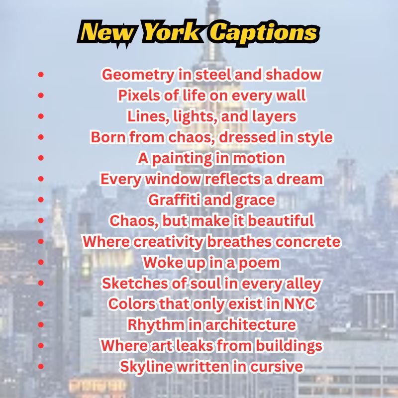 Central Park in autumn, perfect for romantic New York Instagram captions