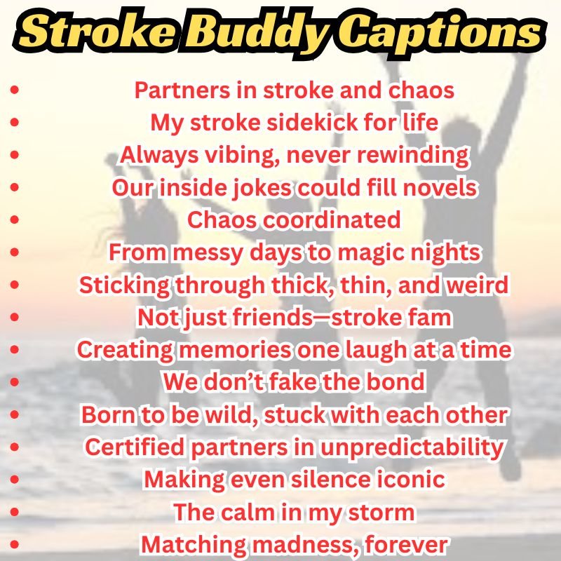 Stroke survivor and friend journaling together, with the caption: "Every scar tells a story, and we write it together."