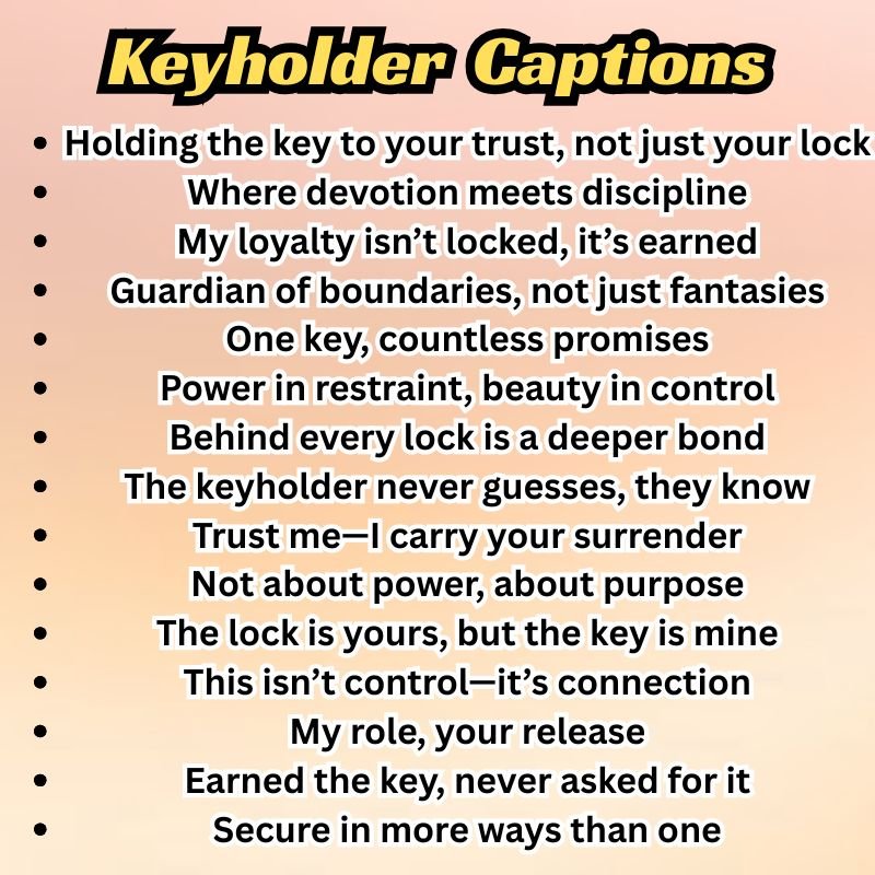 A romantic couple holding a symbolic key with a caption overlay about trust and devotion.