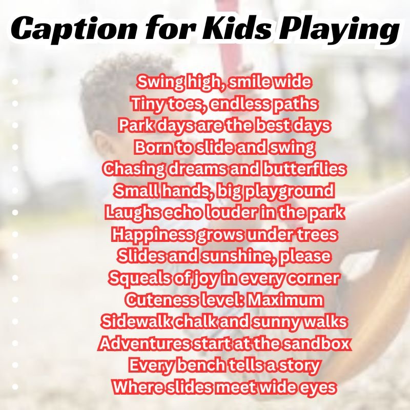 Captions for kids playing while climbing on a jungle gym