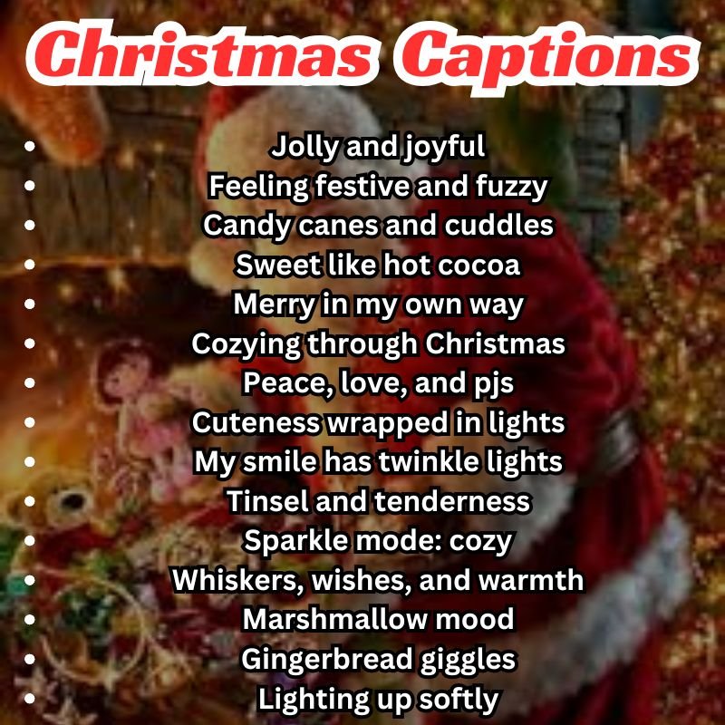 Variety of fun, cute, and heartwarming Christmas quotes