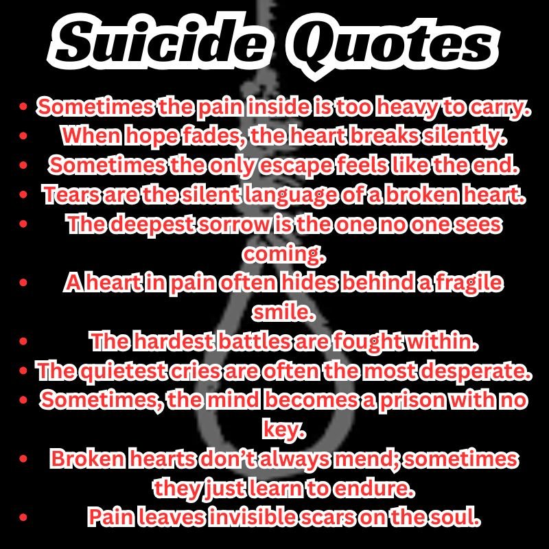 Powerful suicide prevention quotes for mental health support