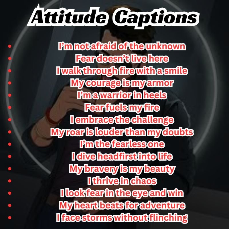 Trendy influencer taking a selfie with sassy attitude captions in background.