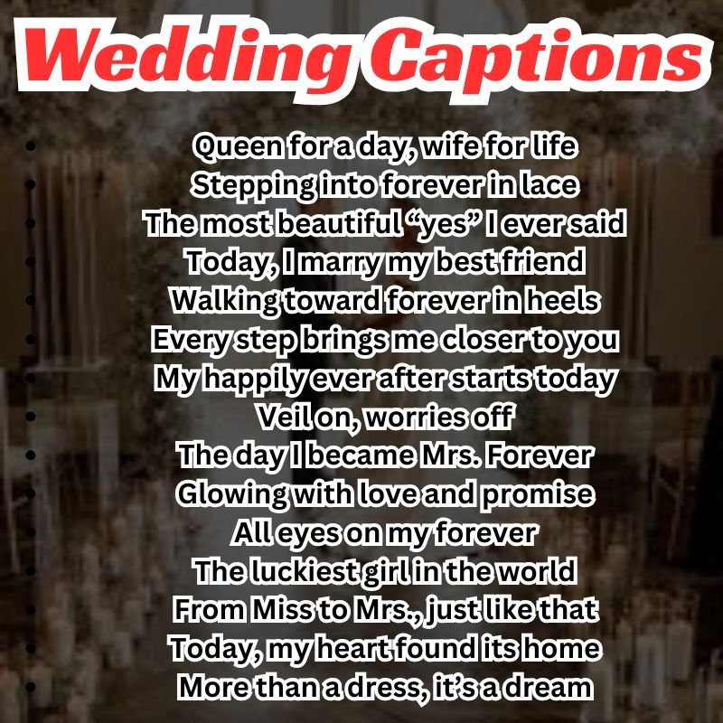 Wedding couple’s first dance with romantic Instagram caption