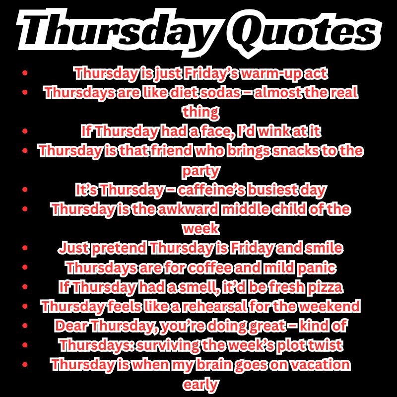 Beautiful Thursday quotes and captions for social media posts