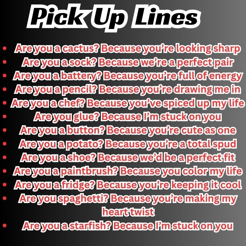 Funny Pick Up Lines