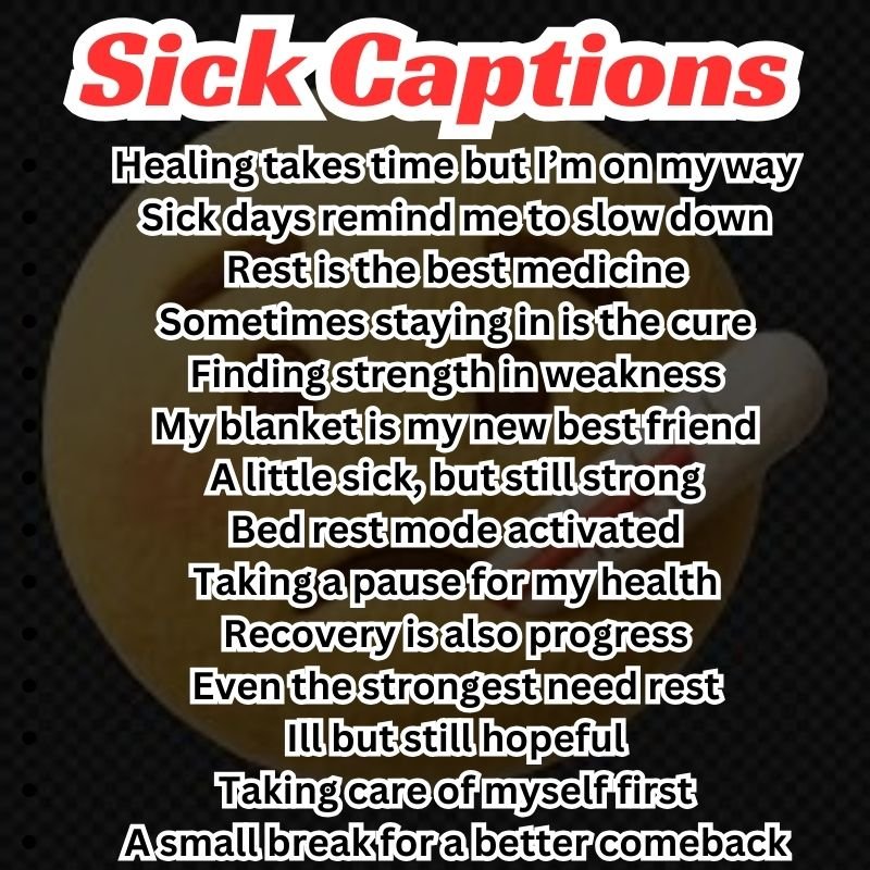 Best emotional and attitude sick captions list for daily use