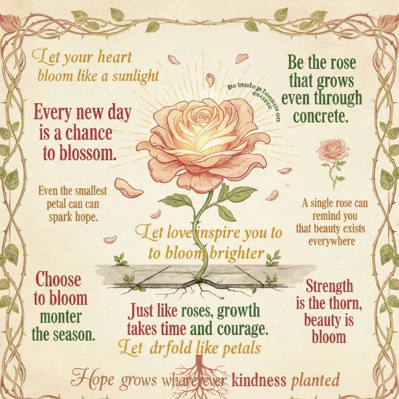 Pink rose surrounded by soft light, representing appreciation and gratitude.