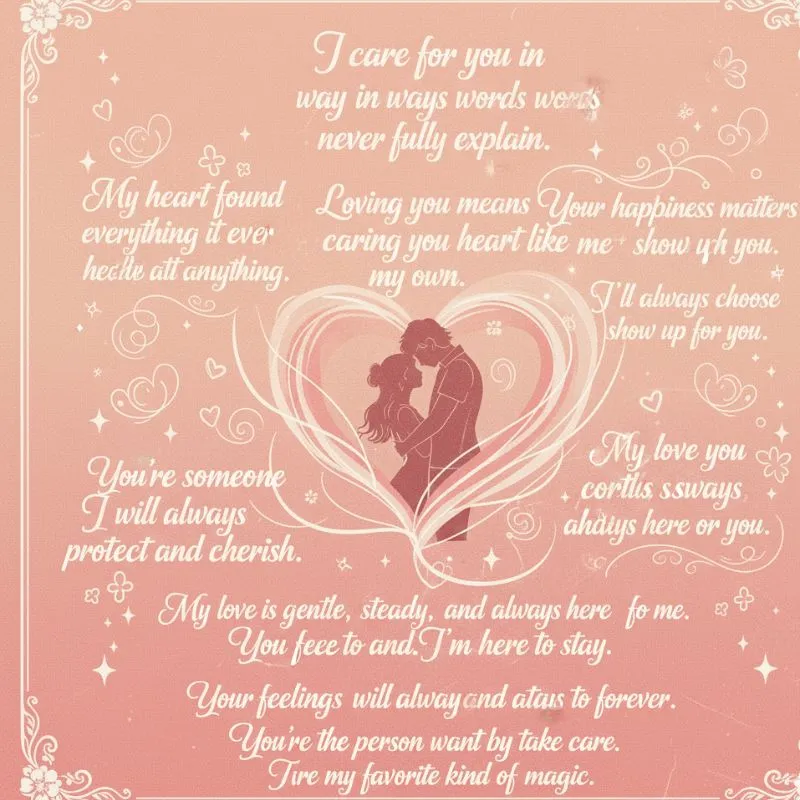 A cute illustration of two hearts connected, symbolizing love and romance captions.