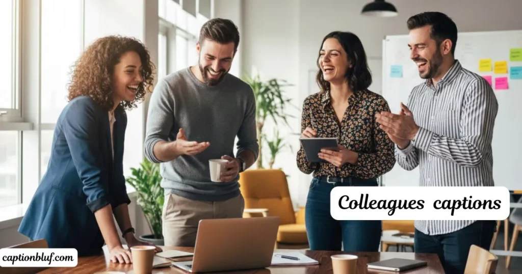 Unique and Best Captions for Colleagues to Celebrate Teamwork